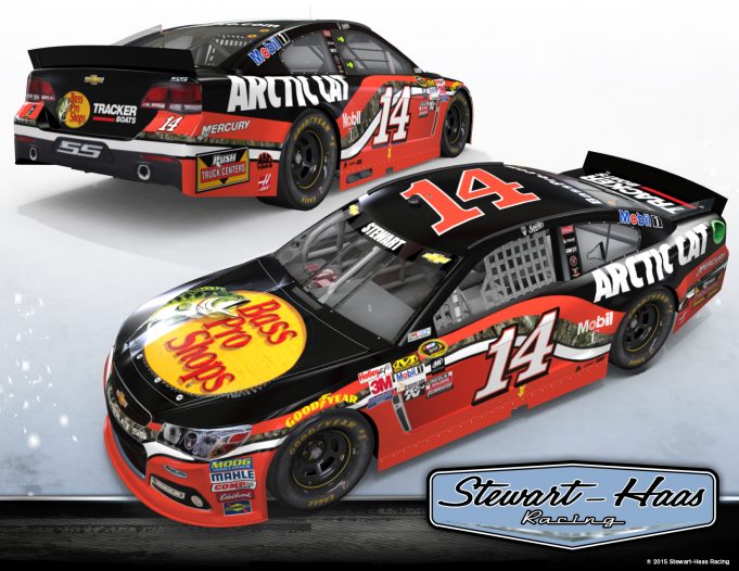 Cat and Bass Live Together at Stewart Hass Race Shop