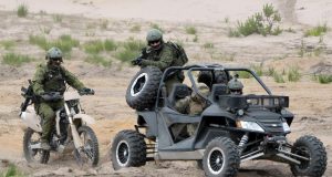 Arctic Cat Wildcat In Action as Part of NATO Military Training Excercise
