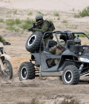 Arctic Cat Wildcat In Action as Part of NATO Military Training Excercise