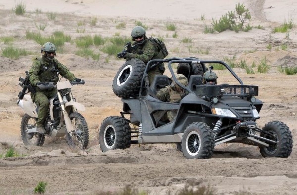 Arctic Cat Wildcat In Action as Part of NATO Military Training Excercise
