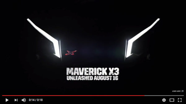 The Can-Am Maverick X3 is Coming August 16