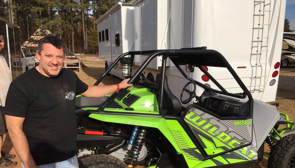 Tony Stewart Gets Down in Durhamtown With a Wildcat Side-x-Side