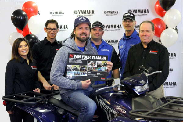 KEVIN SCORES 2017 KODIAK EPS IN THE ‘WIN YOUR YAMAHA’ CONTEST