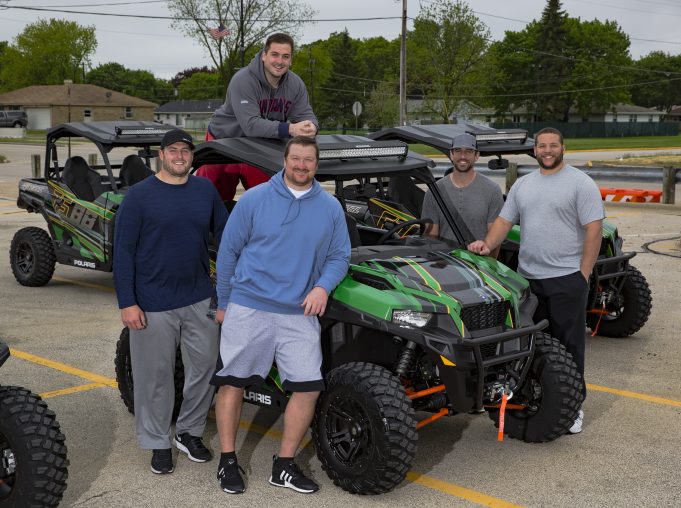 Aaron Rodgers Gifts Packer Offensive Line Vets with Custom Polaris General Vehicles