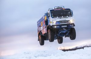 Russian Rally Raid Truck, 1,000 Horsepower, 10-Tons, One Jump…What Could Go Wrong?
