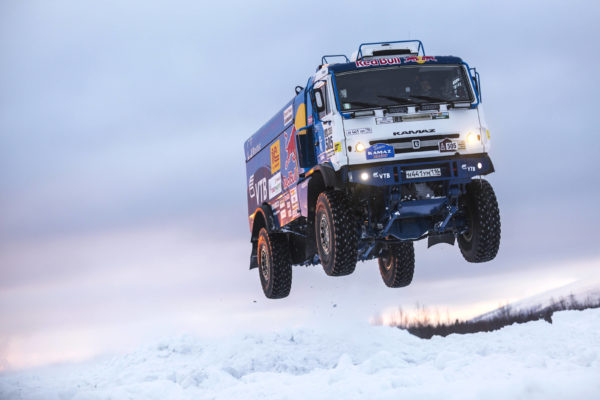 Russian Rally Raid Truck, 1,000 Horsepower, 10-Tons, One Jump…What Could Go Wrong?