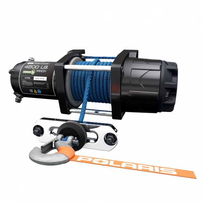 GET OUT AND BACK TO RIDING FAST WITH THE ALL-NEW, FIRST-OF-ITS-KIND RAPID ROPE RECOVERY POLARIS PRO HD WINCH