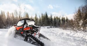 CAN-AM MAVERICK BREAKS FREE FROM THE SHACKLES OF WINTER WITH NEW APACHE TRACK KIT