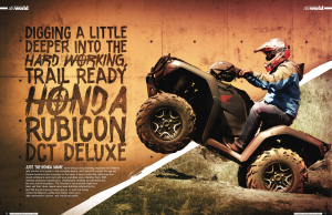 DIGGING A LITTLE DEEPER INTO THE HARD WORKING TRAIL READY HONDA RUBICON DCT DELUXE!