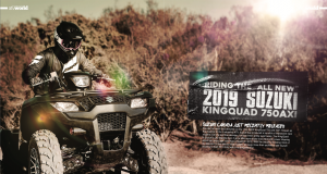 RIDING THE ALL NEW 2019 SUZUKI KINGQUAD 750 AXI