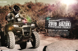 RIDING THE ALL NEW 2019 SUZUKI KINGQUAD 750 AXI