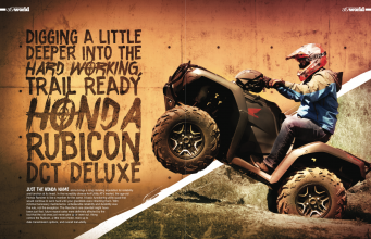 DIGGING A LITTLE DEEPER INTO THE HARD WORKING, TRAIL READY HONDA RUBICON DCT DELUXE