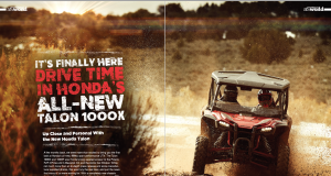 IT’S FINALLY HERE, DRIVE TIME IN HONDA’S ALL-NEW TALON 1000X