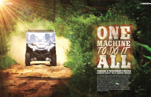 ONE MACHINE TO DO IT ALL – YAMAHA’S WOLVERINE PROVES NARROW DOESN’T MEAN NARROW – MINDED