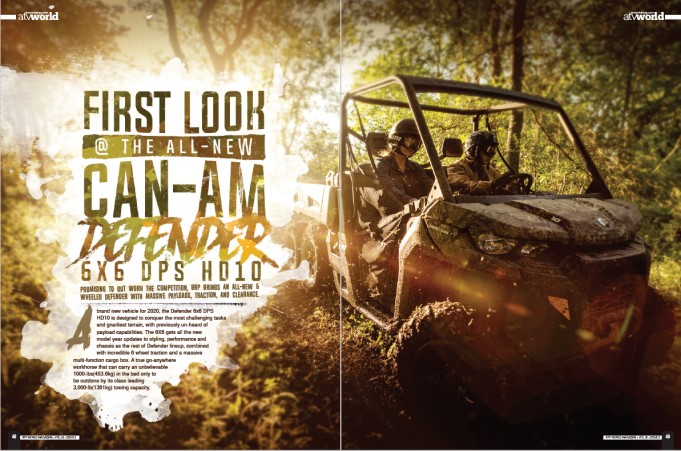 FIRST LOOK @ THE ALL-NEW CAN-AM DEFENDER 6X6 DPS HD10