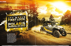ATV WORLD’S FIRST LOOK AT THE NEW POLARIS GENERAL XP 1000