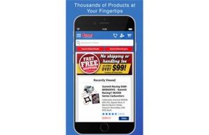 SUMMIT RACING OFFERS MOBILE APP