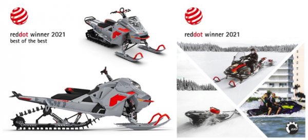 BRP WINS BEST OF THE BEST AND THREE PRESTIGIOUS RED DOT DESIGN AWARDS