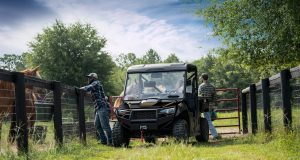 Introducing the new Arctic Cat Prowler Pro Ranch Edition, a vehicle designed with precision and functionality for both work and play.