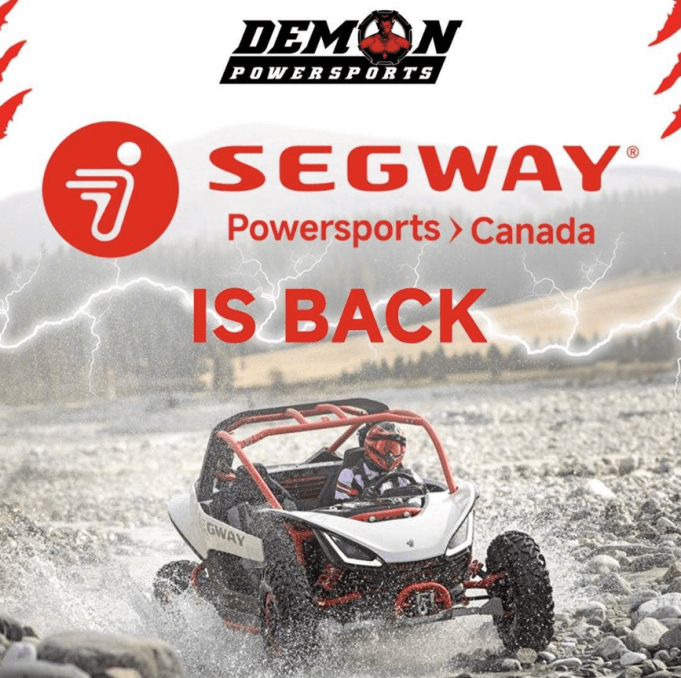Segway Powersports Returns to Canada Under the Leadership of Demon Powersports